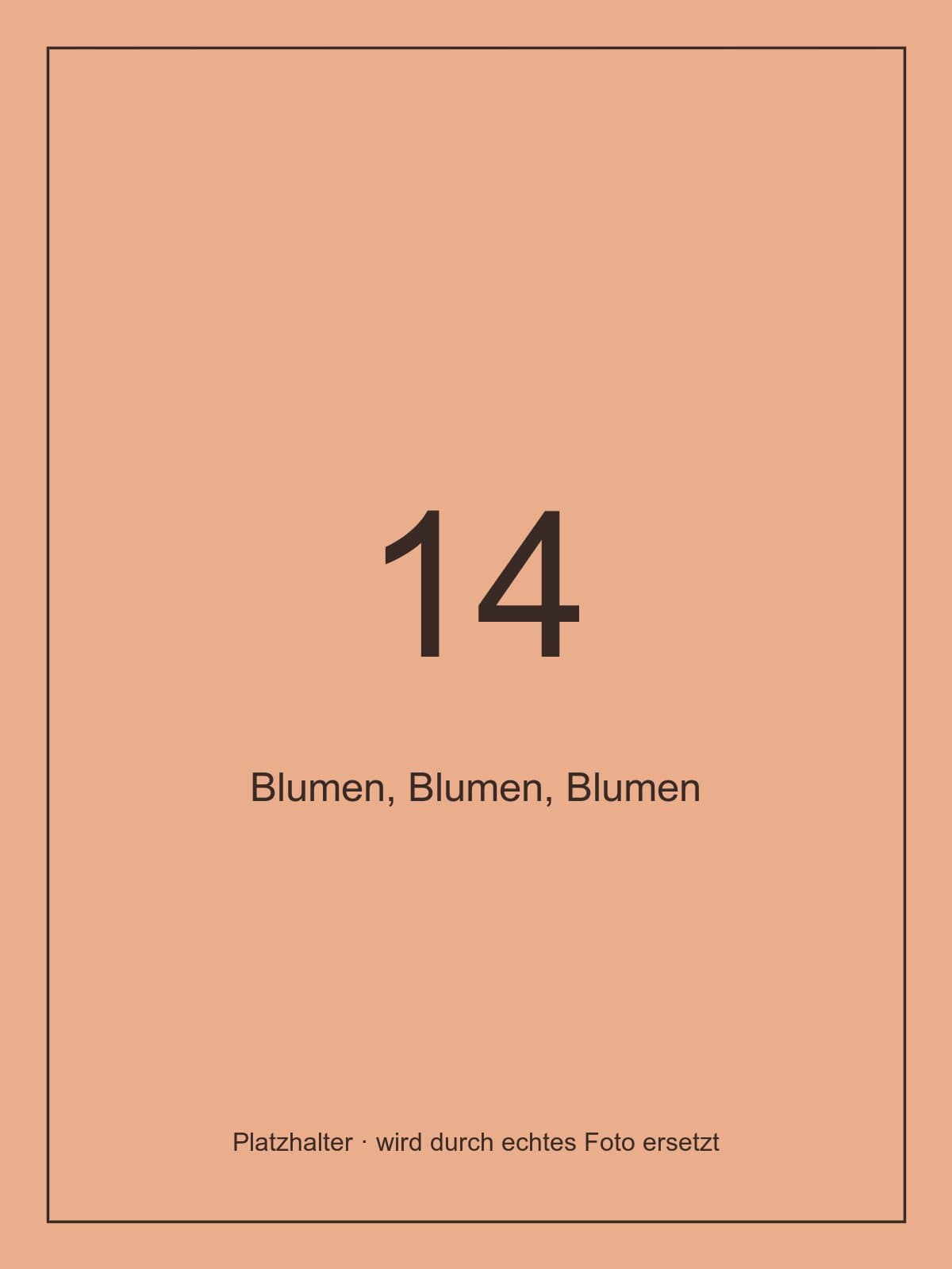 Blumen auf dem Tisch
